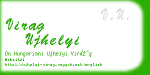 virag ujhelyi business card